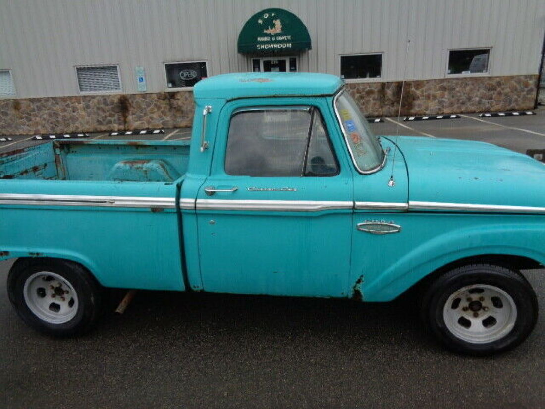 1966 Ford F-100 CUSTOM CAB 1 OWNER V8 BARN FIND - photo 5