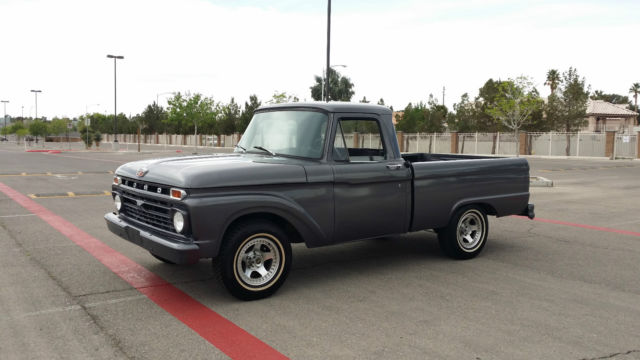 1966 Ford F100 short bed 3 on the tree slant6 runs and drives great daily driver 1966 Ford F-100