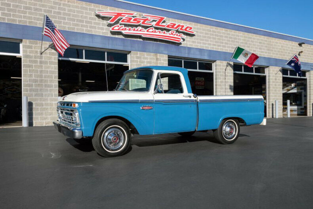 1966 Ford F100 Short Bed Pickup 352 V8 Correct Color Combination 1966 Ford F-100 Short Bed