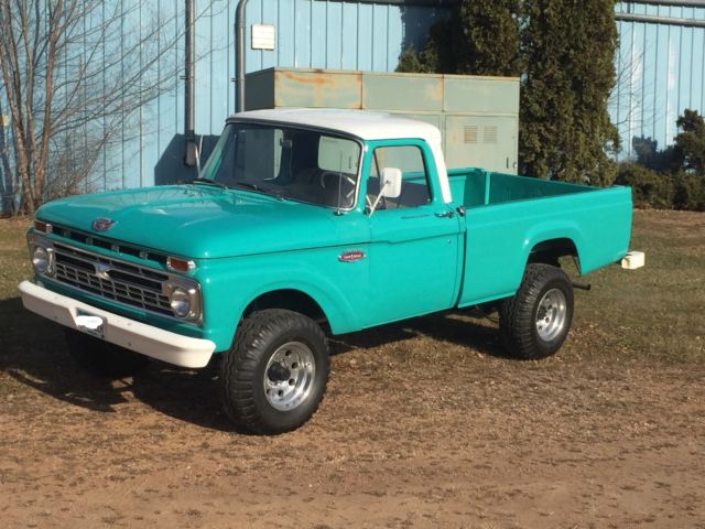 1966 FORD F250 3/4 TON. FACTORY 4x4 RARE, ORIGINAL SOUTH DAKOTA RANCH SURVIVOR! 1966 Ford F-250 Custom Cab