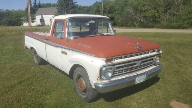 1966 Ford F250 Pickup Truck 1 Owner All Original Farm Truck V8 No Reserve 1966 Ford F-250 Mercury