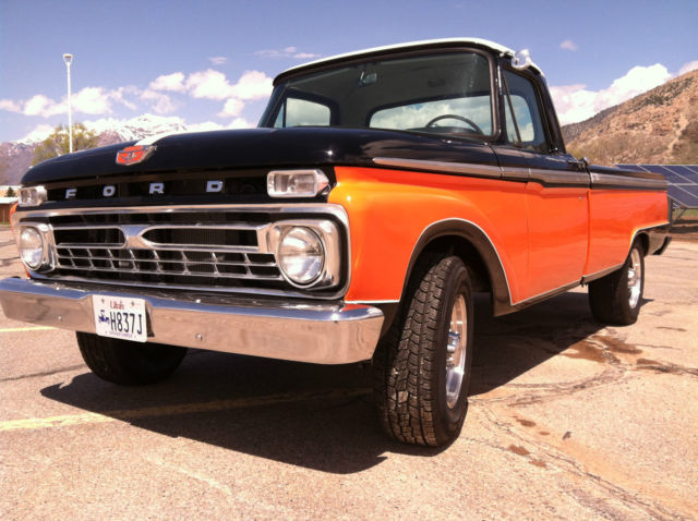 1966 Ford, F250 truck 390 big block, Harley Davidson paint color, like F100 F150 1966 Ford F-250 Custom Cab