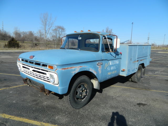 1966 Ford F350 truck Dually 352 FE Utility box F100 F250 1966 Ford F-100