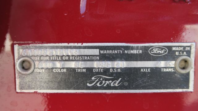 1966 Ford Fairlane 500 GT 390 S CODE 4 SPEED! RARE! MATCHING!!! - photo 11