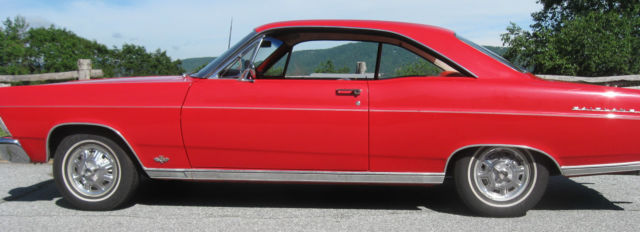 1966 Ford Fairlane 500 hardtop, restored, red/red, 289-4bbl, auto 1966 Ford Fairlane 500