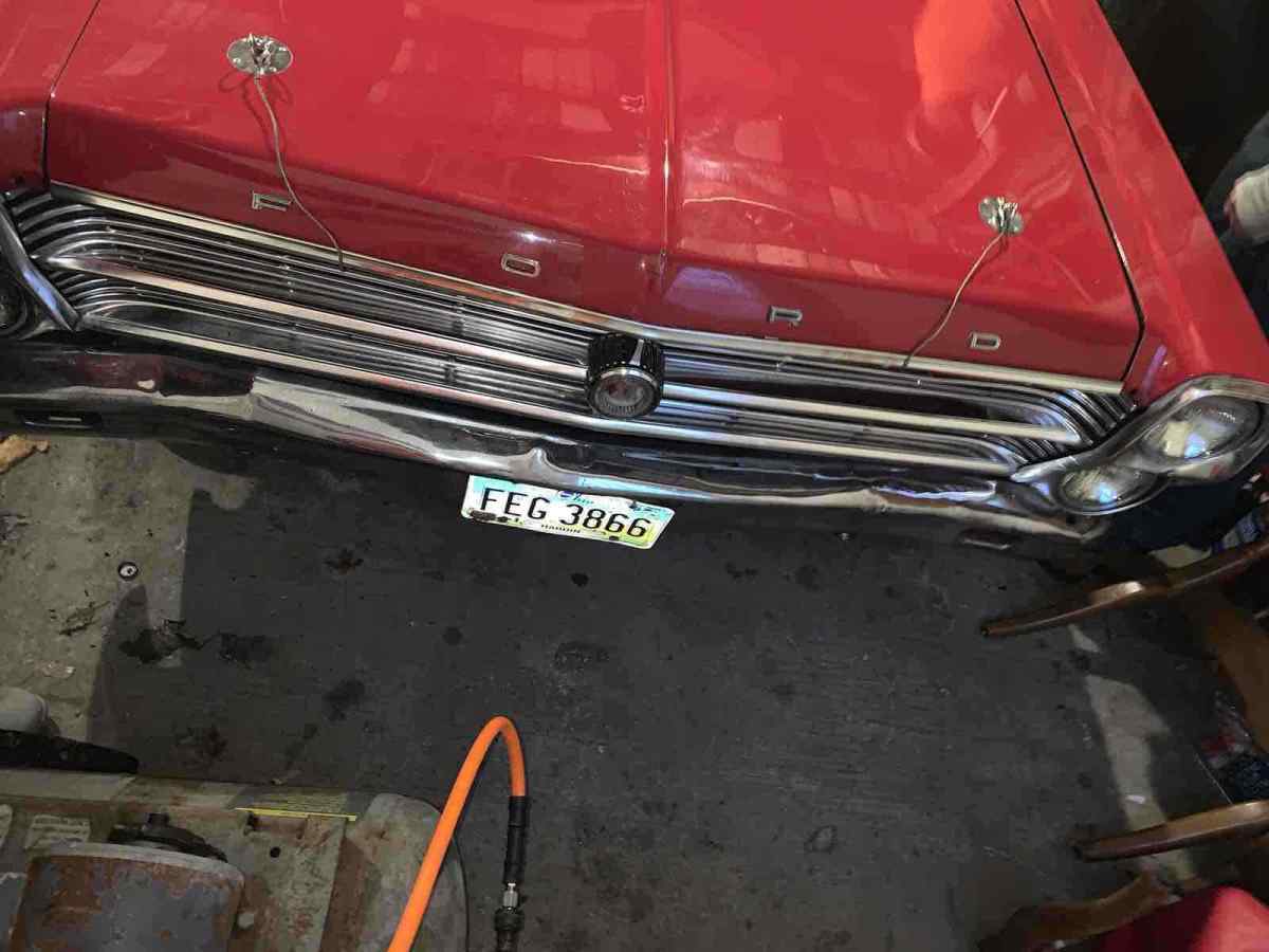 1966 Ford Fairlane Convertible Red Manual 1966 Ford Fairlane 500 two door convertable