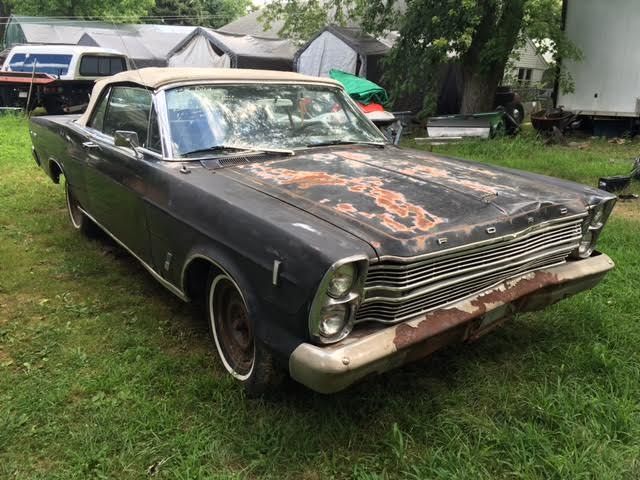 1966 Ford Galaxie 500 convertible running and driving project rebuilt 352 auto 1966 Ford Galaxie