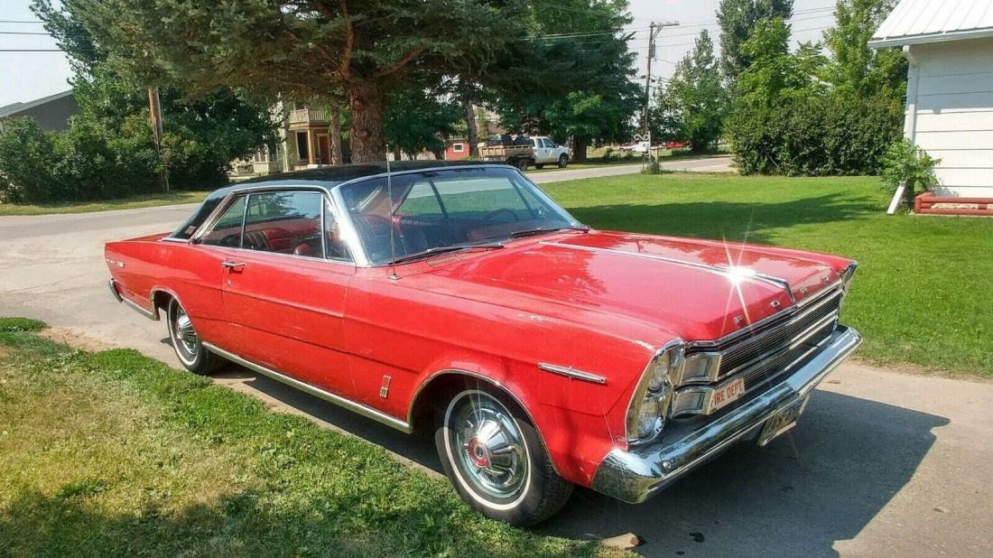 1966 Ford Galaxie 500 XL - Original Owner, red/ red exterior/ interior & A/C. 1966 Ford Galaxie