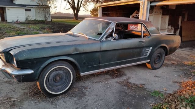 1966 FORD MUSTANG 289 A code California car A/C with original smog!! NO RESERVE 1966 Ford Mustang