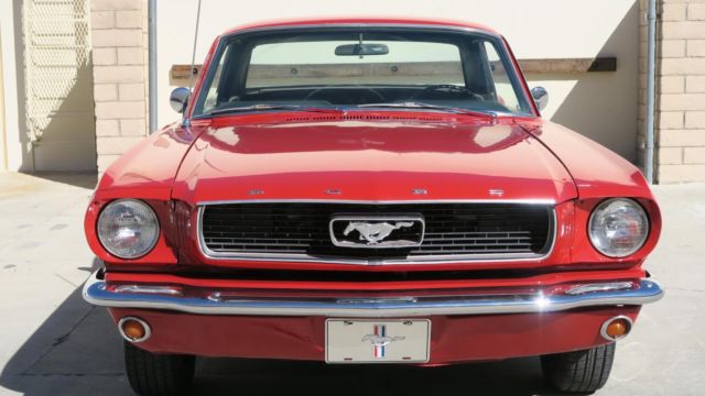 1966 Ford Mustang 289 C CODE! P/S! CANDYAPPLE RED! CLEAN! NEW PAINT! - photo 5