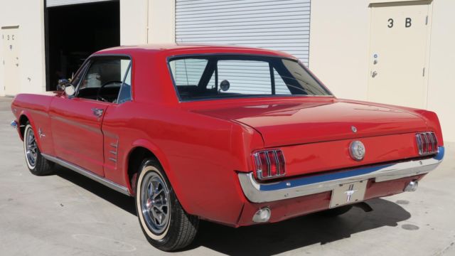 1966 Ford Mustang 289 C CODE! P/S! CANDYAPPLE RED! CLEAN! NEW PAINT! - photo 6