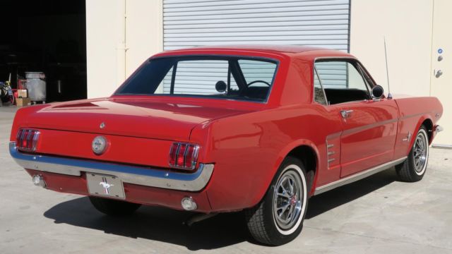 1966 Ford Mustang 289 C CODE! P/S! CANDYAPPLE RED! CLEAN! NEW PAINT! - photo 8
