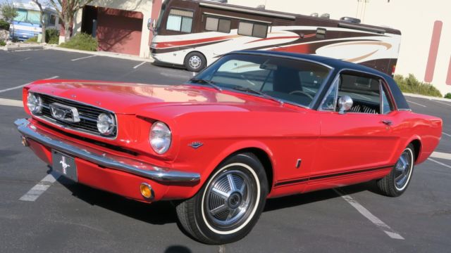 1966 Ford Mustang 289 V8 A CODE GT! SAN JOSE CAR! NEW PAINT! - photo 3