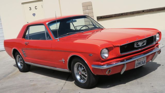 1966 FORD MUSTANG 289 V8 C CODE! P/S! DISC BRAKES! GT WHEELS! GREAT 1966 Ford Mustang 289 V8 C CODE! P/S! DISC BRAKES! GT WHEELS! GREAT