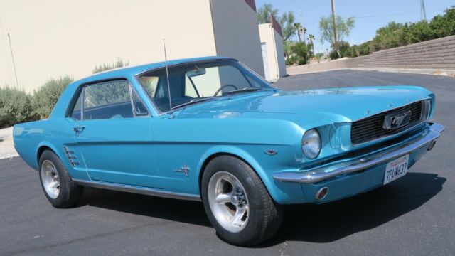 1966 Ford Mustang 289 V8 C CODE! TURQUOISE METALLIC, CLEAN CAR! - photo 3