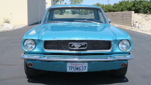 1966 Ford Mustang 289 V8 C CODE! TURQUOISE METALLIC, CLEAN CAR! - photo 4