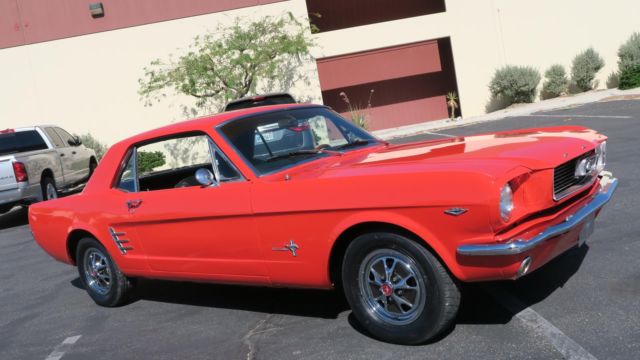 1966 FORD MUSTANG 289 V8 SAN JOSE CAR! P/S! NEW PAINT AND INTERIOR! 1966 Ford Mustang 289 V8 SAN JOSE CAR! P/S! NEW PAINT AND INTERIOR!