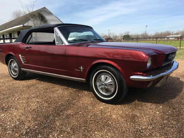 1966 Ford Mustang - 289ci, 5 Speed Manual, C-code, Fresh Tires 1966 Ford Mustang Convertible