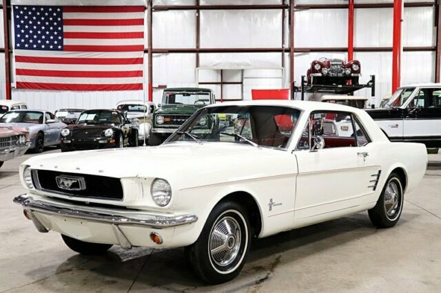 1966 Ford Mustang 48208 Miles Whisper White Coupe 6-Cylinder Manual 1966 Ford Mustang --