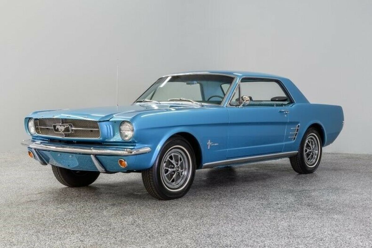 1966 Ford Mustang 53939 Miles Blue Coupe 200ci 3-Spd Auto 1966 Ford Mustang