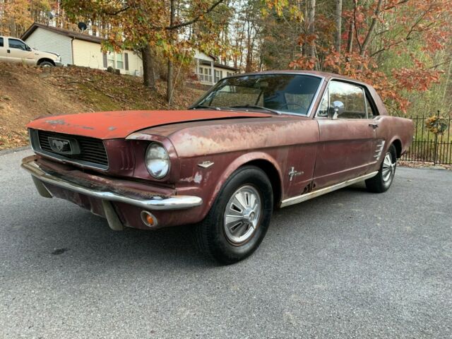 1966 Ford Mustang A Code Coupe 289 Deluxe Pony Interior Runs and Drives! 1966 Ford Mustang A Code 289