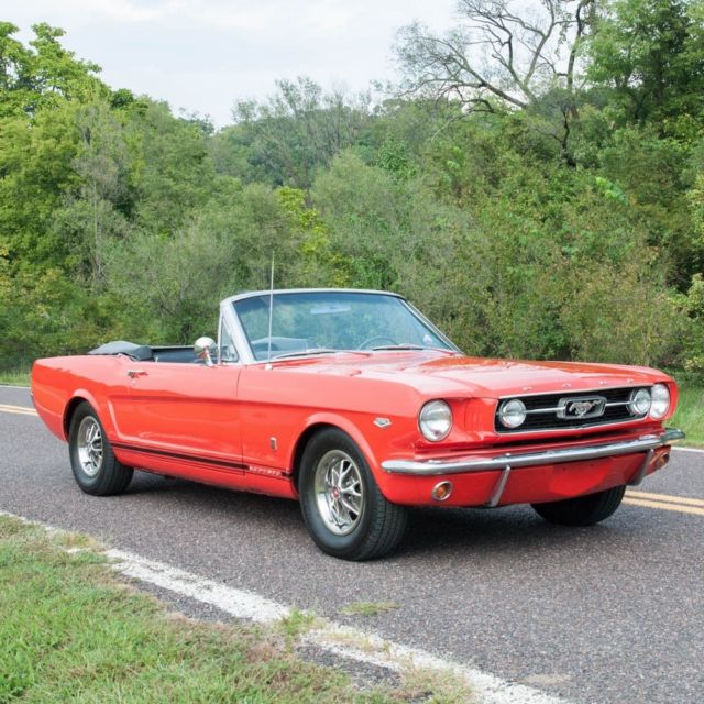 1966 Ford Mustang A-Code GT Convertible, 289, 4-spd, AC, Magnaflow 1966 Ford Mustang A-Code GT Convertible