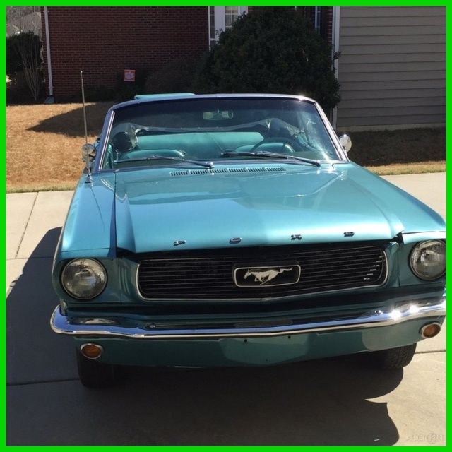 1966 Ford Mustang Automatic RWD Convertible, 55,350 Original Miles, Drum Brakes 1966 Ford Mustang
