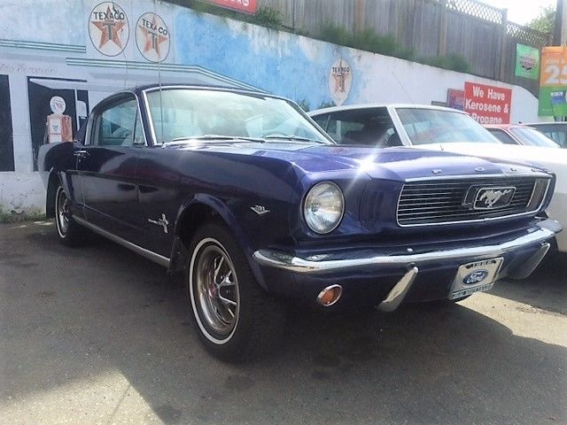 1966 Ford Mustang Base Fastback Rebuilt 289CI V8 and New 5 SPD Borg Worner Trans 1966 Ford Mustang Fastback 2+2