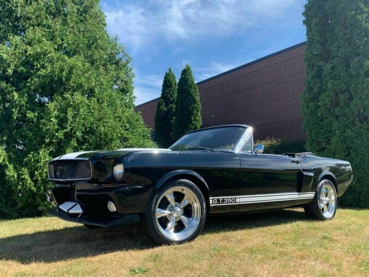 1966 FORD MUSTANG BLACK/BLACK CONVERTIBLE 1966 Ford Mustang