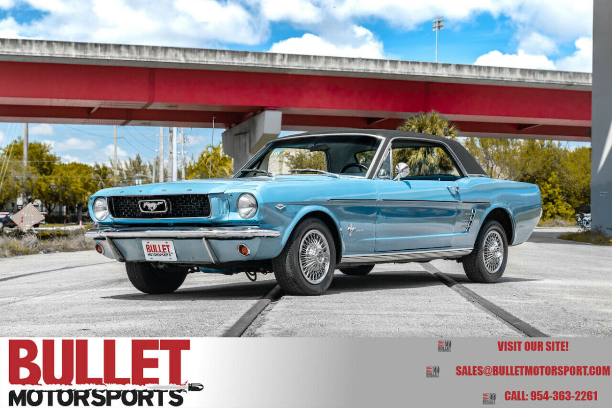 1966 Ford Mustang Blue, 289ci V8 Automatic, Vintage Air, Power Steering & Brakes 1966 Ford Mustang "Mrs. B"