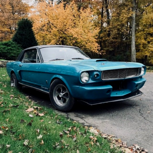1966 FORD MUSTANG C-CODE 99673 Miles Turquoise Coupe V8 Manual 1966 Ford Mustang C-CODE