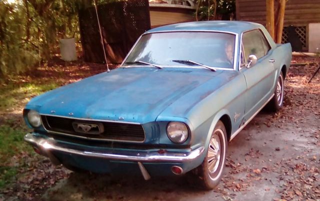 1966 Ford Mustang Complete Orig 77k car, 6 cyl., 3 spd.not running but solid car 1966 Ford Mustang Base