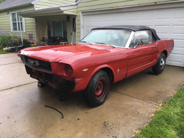 1966 Ford Mustang Convertible 289 3spd Pony Interior 1966 Ford Mustang Convertible