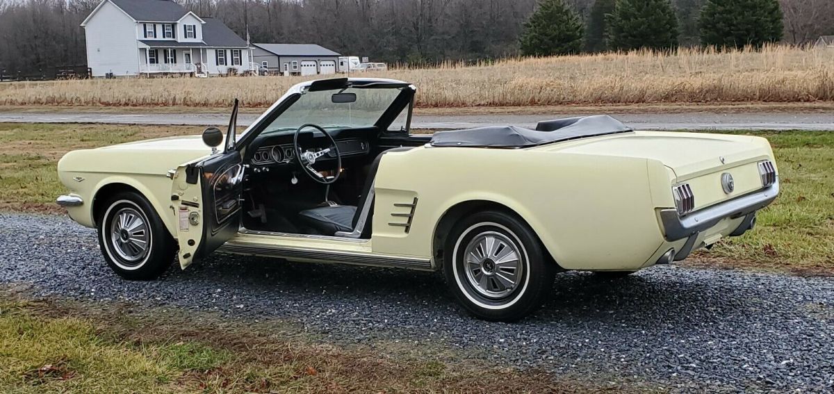 1966 Ford Mustang Convertible 289 Auto - Power Top - Power Steering + Videos 1966 Ford Mustang
