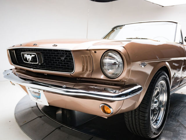 1966 Ford Mustang Convertible 289 V8 5 Speed Manual Convertible Medium Tan Metal 1966 Ford Mustang Convertible