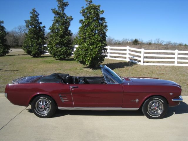 1966 Ford Mustang Convertible 289 V8 Auto w/ Powersteering & Power Top 1966 Ford Mustang Convertible