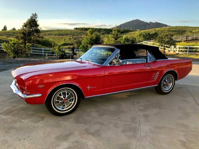 1966 Ford Mustang Convertible 289 V8 Fully Restored Show Car Pony Int. Cloth Top 1966 Ford Mustang Pony