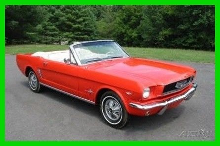 1966 Ford Mustang Convertible, 289ci V8, 3-speed Automatic Trans, RWD, Original 1966 Ford Mustang 2-Door Original Convertible