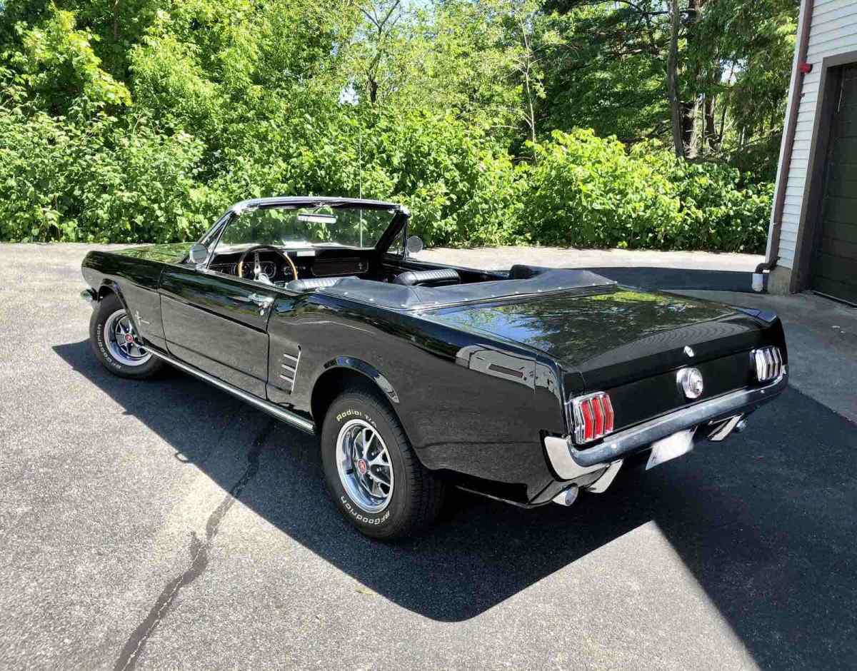 1966 Ford Mustang Convertible. 34,805 Original miles!! Restored. Triple black 1966 Ford Mustang