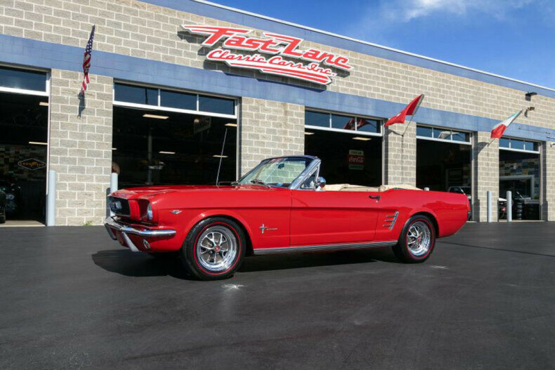1966 Ford Mustang Convertible Air Conditioning Correct Colors High Optioned 1966 Ford Mustang Air Conditioning