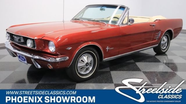 1966 Ford Mustang Convertible Convertible 302 V8 3 Speed Automatic Classic Vinta 1966 Ford Mustang Convertible