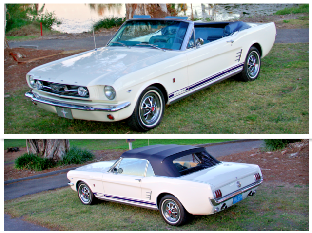 1966 Ford Mustang Convertible GT Package Professional Rotisserie Restoration 1966 Ford Mustang