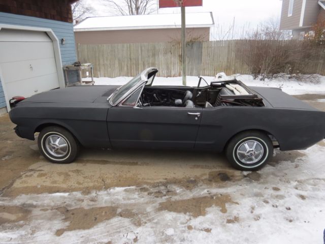 1966 Ford Mustang Convertible original 289 V-8 Auto project 1965 rock solid 1966 Ford Mustang