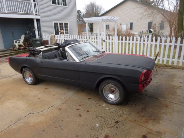 1966 Ford Mustang Convertible original 289 V-8 Auto project 1965 rock solid rare 1966 Ford Mustang