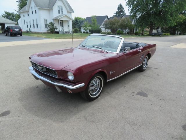 1966 FORD MUSTANG CONVERTIBLE SEE VIDEO POWER TOP POWER STEERING 70 69 68 67 65 1966 Ford Mustang CONVERTIBLE