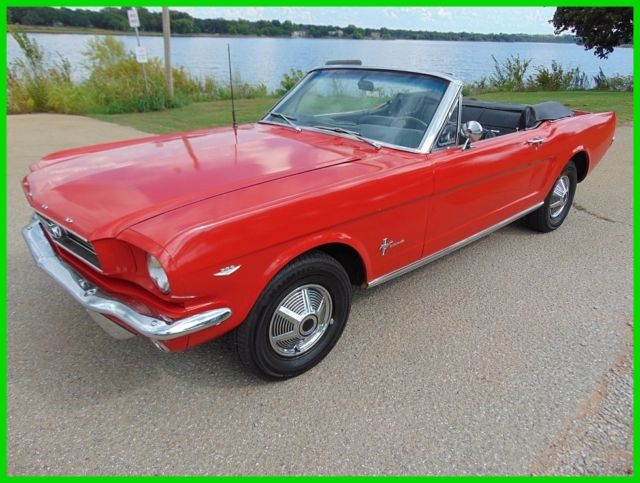 1966 Ford Mustang Convertible Used Manual RWD Numbers Matching 1966 Ford Mustang