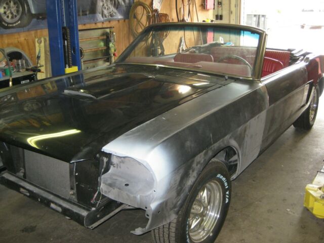 1966 Ford Mustang Convertible V8 289 AT Project Car GT car with Pony interior. 1966 Ford Mustang Convertible