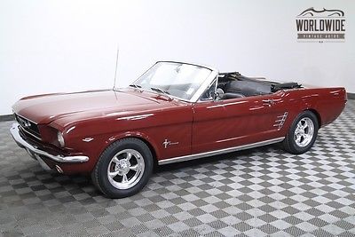 1966 FORD MUSTANG CONVERTIBLE. V8! FULLY RESTORED. RARE COLOR. FANTASTIC DRIVER! 1966 Ford Mustang MUSTANG CONVERTIBLE