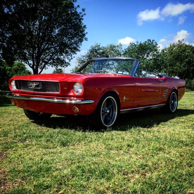 1966 Ford Mustang Convertible with EFI 302HO and World Class T5 1966 Ford Mustang
