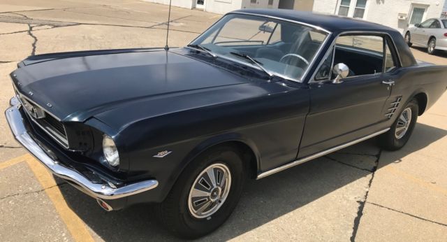 1966 Ford Mustang Coupe 289-2V 101k miles Partial restoration Manual New tires 1966 Ford Mustang 289-2V